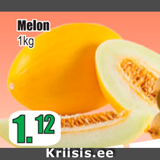 Allahindlus - Melon 1 kg