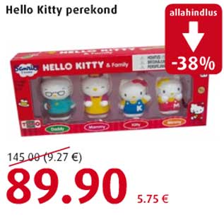 Allahindlus - Hello Kitty perekond