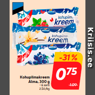 Скидка - Творожный крем Alma, 300 г
