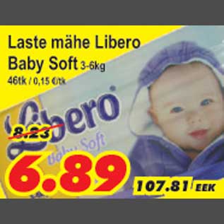 Allahindlus - Laste mähe Libero Baby Soft