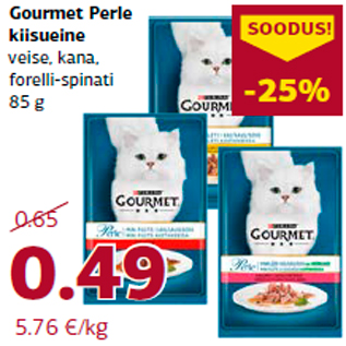 Allahindlus - Gourmet Perle kiisueine