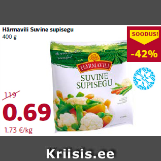 Allahindlus - Härmavili Suvine supisegu 400 g