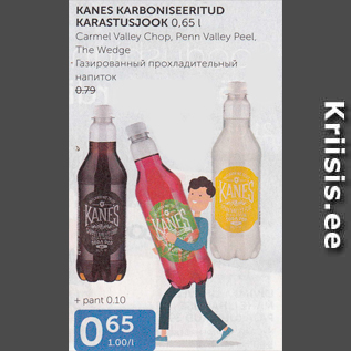 Allahindlus - KANES KARBONISEERITUD KARASTUSJOOK 0,65 L