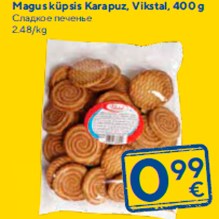 Allahindlus - Magus küpsis Karapuz, Vikstal, 400 g