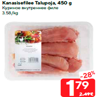 Allahindlus - Kanasisefilee Talupoja, 450 g