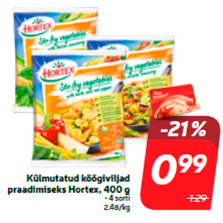 Скидка - Замороженные овощи для жарки Hortex, 400 г