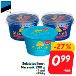 Allahindlus - Sulatatud juust Merevaik, 200 g