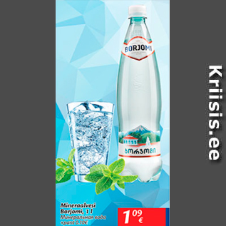 Allahindlus - Mineralvesi Borjomi, 1 l