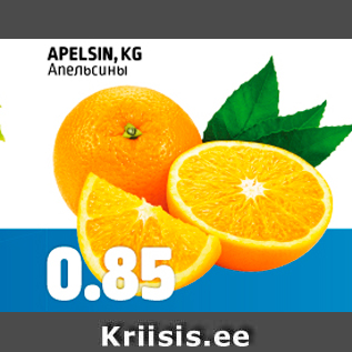 Allahindlus - APELSINI, KG