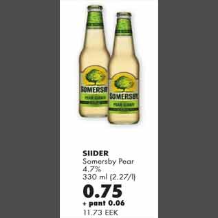 Allahindlus - Siider Somersby Pear