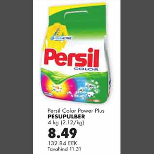 Allahindlus - Persil Color Power Plus pesupulber