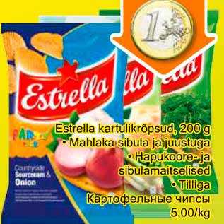 Allahindlus - Estrella kartulikrõpsud, 200 g