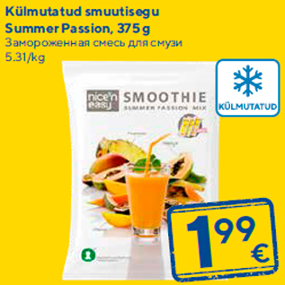 Allahindlus - Külmutatud smuutisegu Summer Passion, 375 g