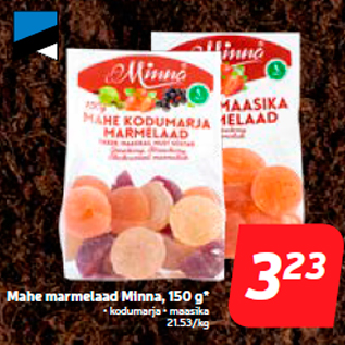 Allahindlus - Mahe marmelaad Minna, 150 g*