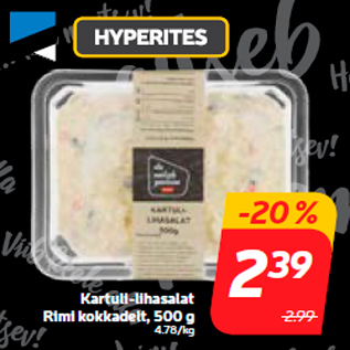 Скидка - Картофельный салат Rimi , 500 г
