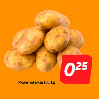 Скидка - Картофель немытый, кг