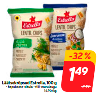 Скидка - Чипсы Estrella, 100 г