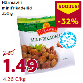 Allahindlus - Härmavili minifrikadellid 350 g