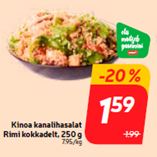 Скидка - Салат с куриным мясом и киноа Rimi kokkadelt, 250 г