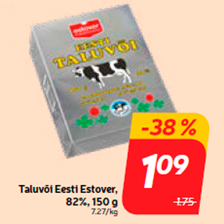 Allahindlus - Taluvõi Eesti Estover, 82%, 150 g