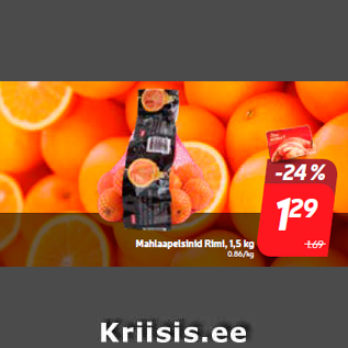 Скидка - Апельсины для сока Rimi, 1,5 кг