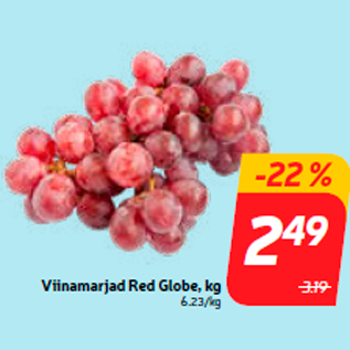 Allahindlus - Viinamarjad Red Globe, kg