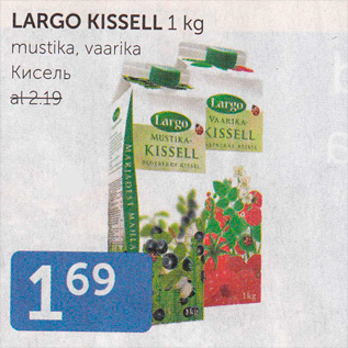 Allahindlus - LARGO KISSELL 1 KG