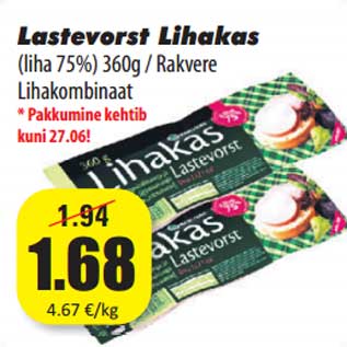 Allahindlus - Lastevorst Lihakas