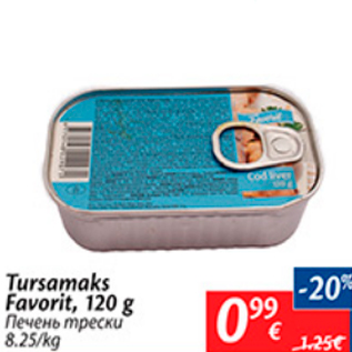 Allahindlus - Tursamaks Favorit, 120 g