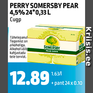 Allahindlus - PERRY SOMERSBY PEAR