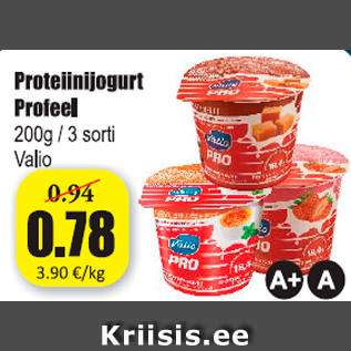 Allahindlus - Proteiinijogurt Profeel