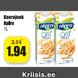 Allahindlus - Kaerajook Alpro 1 l