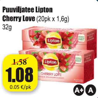 Скидка - Фруктовый чай Lipton Cherry Love