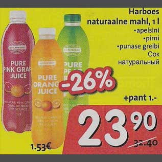 Allahindlus - Harboes naturaalne mahl