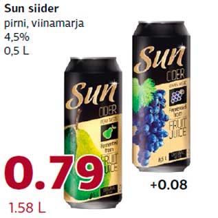 Allahindlus - Sun siider