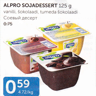 Allahindlus - ALPRO SOJADESSERT 125 g