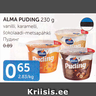 Allahindlus - ALMA PUDING 230 G