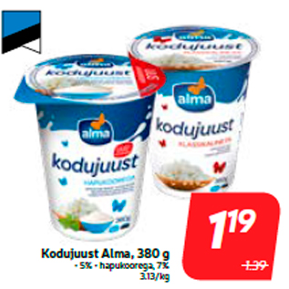 Allahindlus - Kodujuust Alma, 380 g