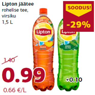 Allahindlus - Lipton jäätee