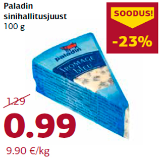 Скидка - Сыр с голубой плесенью 100 г