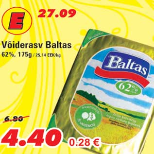 Allahindlus - Võiderasv Baltas