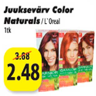 Allahindlus - Juuksevärv Color Naturals/L"Oreal 1tk