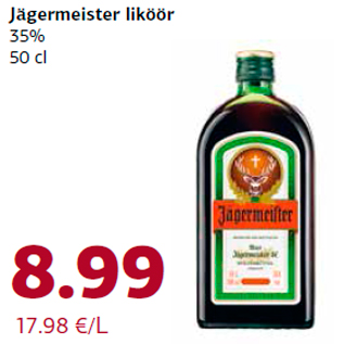 Allahindlus - Jägermeister liköör