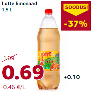 Скидка - Лимонад 1,5 л