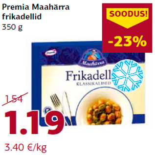 Allahindlus - Premia Maahärra frikadellid 350 g