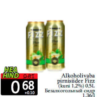 Allahindlus - Alkoholivaba pirnisiider Fizz