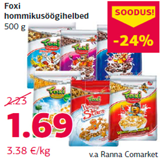 Allahindlus - Foxi hommikusöögihelbed 500 g