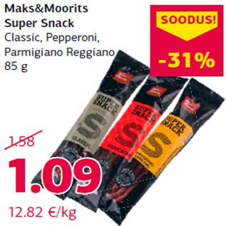 Allahindlus - Maks&Moorits Super Snack