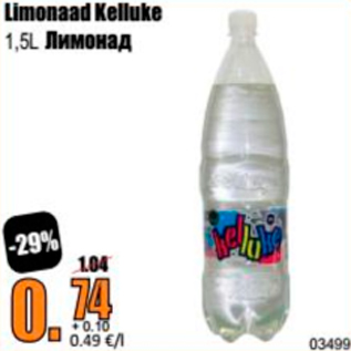 Allahindlus - Limonaad Kelluke 1,5 L