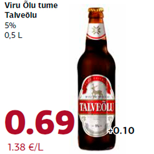 Allahindlus - Viru Õlu tume Talveõlu